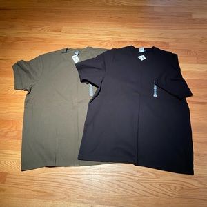 NWT Two Old Navy V-Neck Ribbed T-Shirts Size XXL